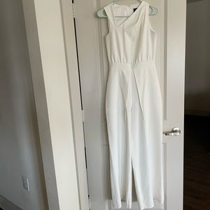 White jumpsuit by Alexia Admor